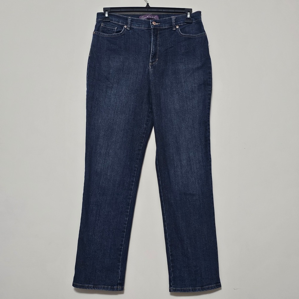 Gloria Vanderbilt Women's Jeans 12 Blue Medium Wash Amanda 543‎